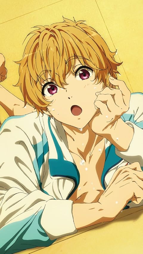 Free! 天真爛漫な後輩、葉月渚 XFVGA(480×854)壁紙 画像41943 スマポ